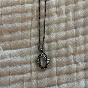 Kendra Scott gunmetal Necklace
